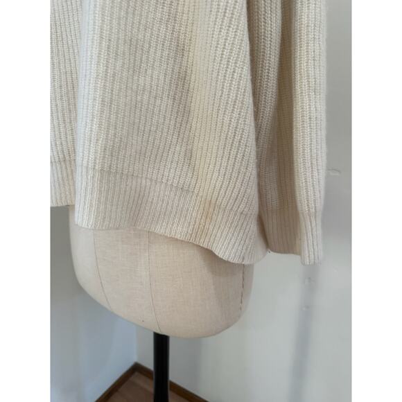 Jenni Kayne 100% Cashmere Cocoon Cardigan XS Oatmeal Knit Sweater  $445 - Picture 13 of 13